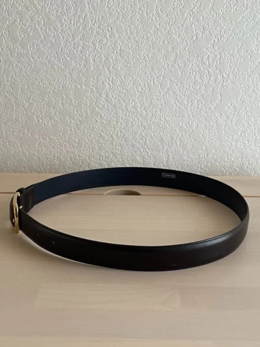 Coach Genuine Box Calf Leather Belt